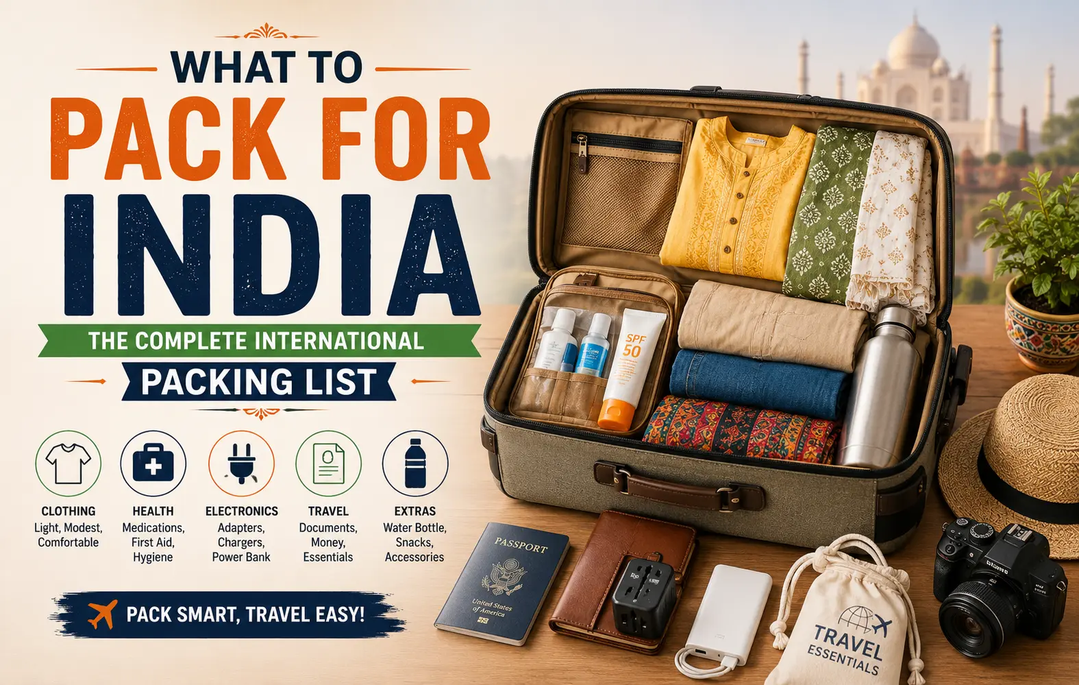 What to Pack for India: The Complete International Packing List