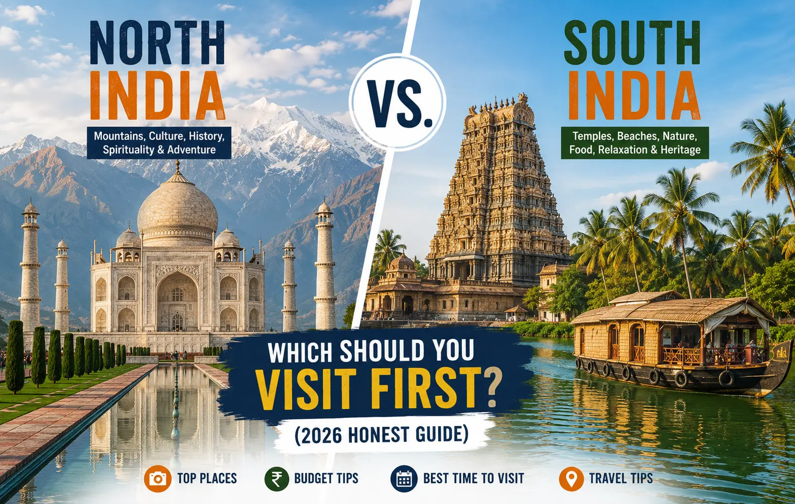 North India vs. South India: Which Should You Visit First? (2026 Honest Guide)